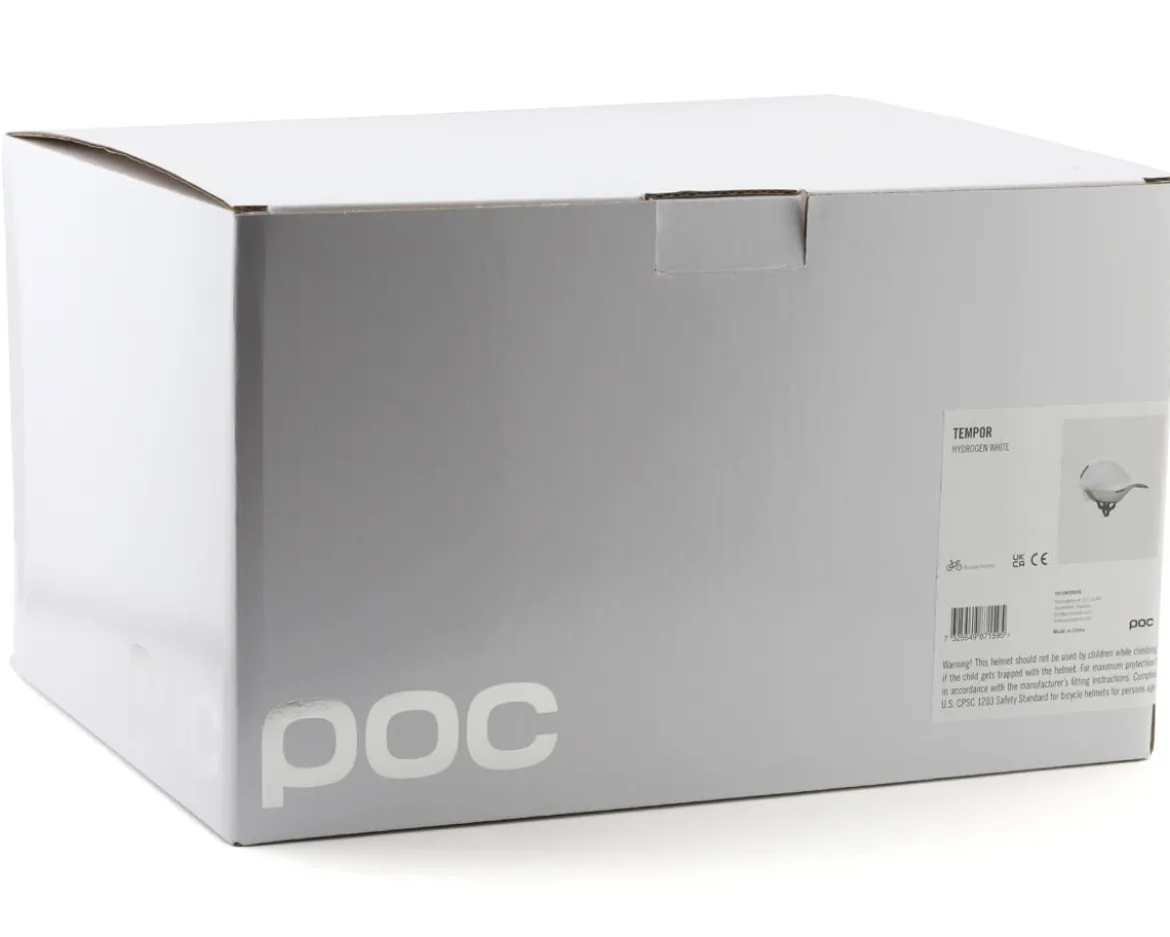 POC Tempor Aero/TT Helmet (Hydrogen White) (M/L)