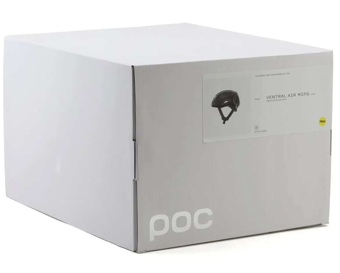 POC Ventral Air MIPS Helmet (Uranium Black Matte) (L)