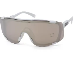 POC Devour Mid Sunglasses (Hydrogen White) (Sunny Silver/Clear) (Clarity Road)