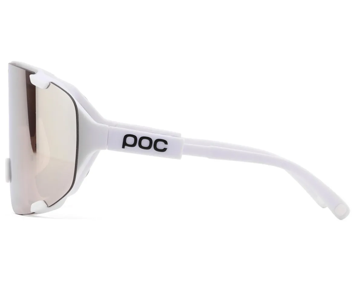 POC Devour Sunglasses (Hydrogen White) (Sunny Silver/Clear) (Clarity Road)