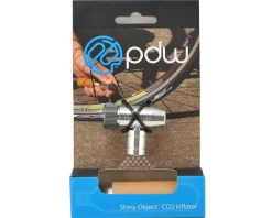 Portland Design Works Shiny Object CO2 Inflator (Silver) (w/ 16g Cartridge)