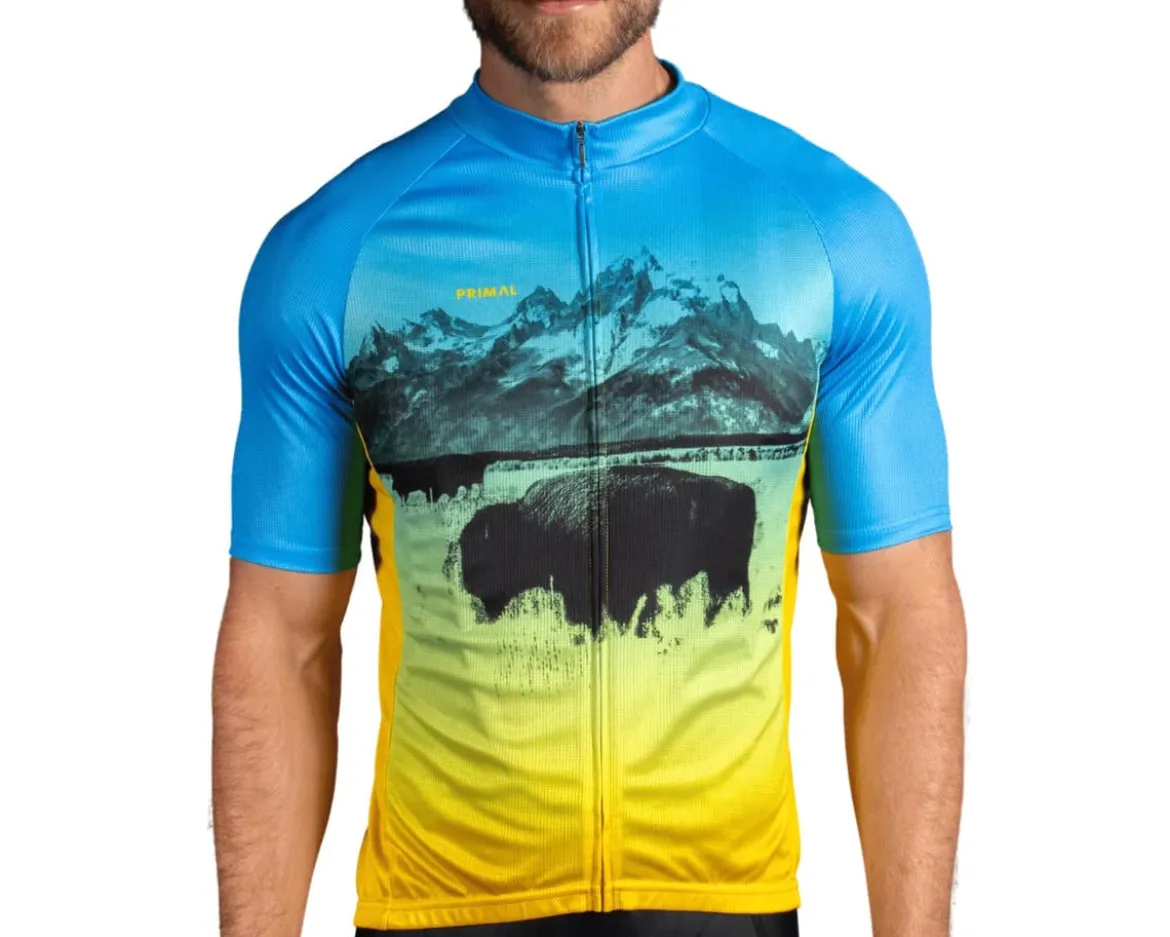 Primal Wear Men's Prisma Short Sleeve Jersey (Grand Teton National Park) (S)