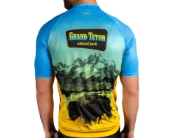 Primal Wear Men's Prisma Short Sleeve Jersey (Grand Teton National Park) (S)