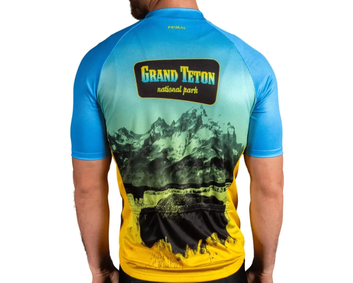 Primal Wear Men's Prisma Short Sleeve Jersey (Grand Teton National Park) (S)