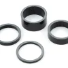 PRO 1-1/8" Carbon Headset Spacer Set (Black) (3, 5, 10, 20mm)