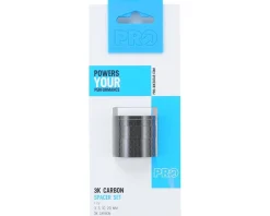 PRO 1-1/8" Carbon Headset Spacer Set (Black) (3, 5, 10, 20mm)