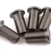 Problem Solvers 16mm Inner Chainring Bolts (Silver) (Stainless Steel)
