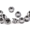 Problem Solvers Single Chainring Bolts (Silver) (Chromoly) (5 Pack)