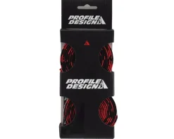 Profile Design Cork Handlebar Tape (Black/Red Splash)
