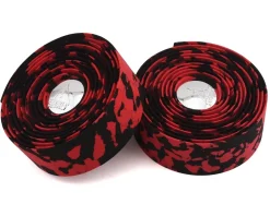 Profile Design Cork Handlebar Tape (Black/Red Splash)