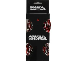 Profile Design Cork Handlebar Tape (Black/Red/White Splash)