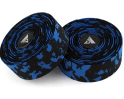 Profile Design Cork Wrap Handlebar Tape (Black/Blue Splash)