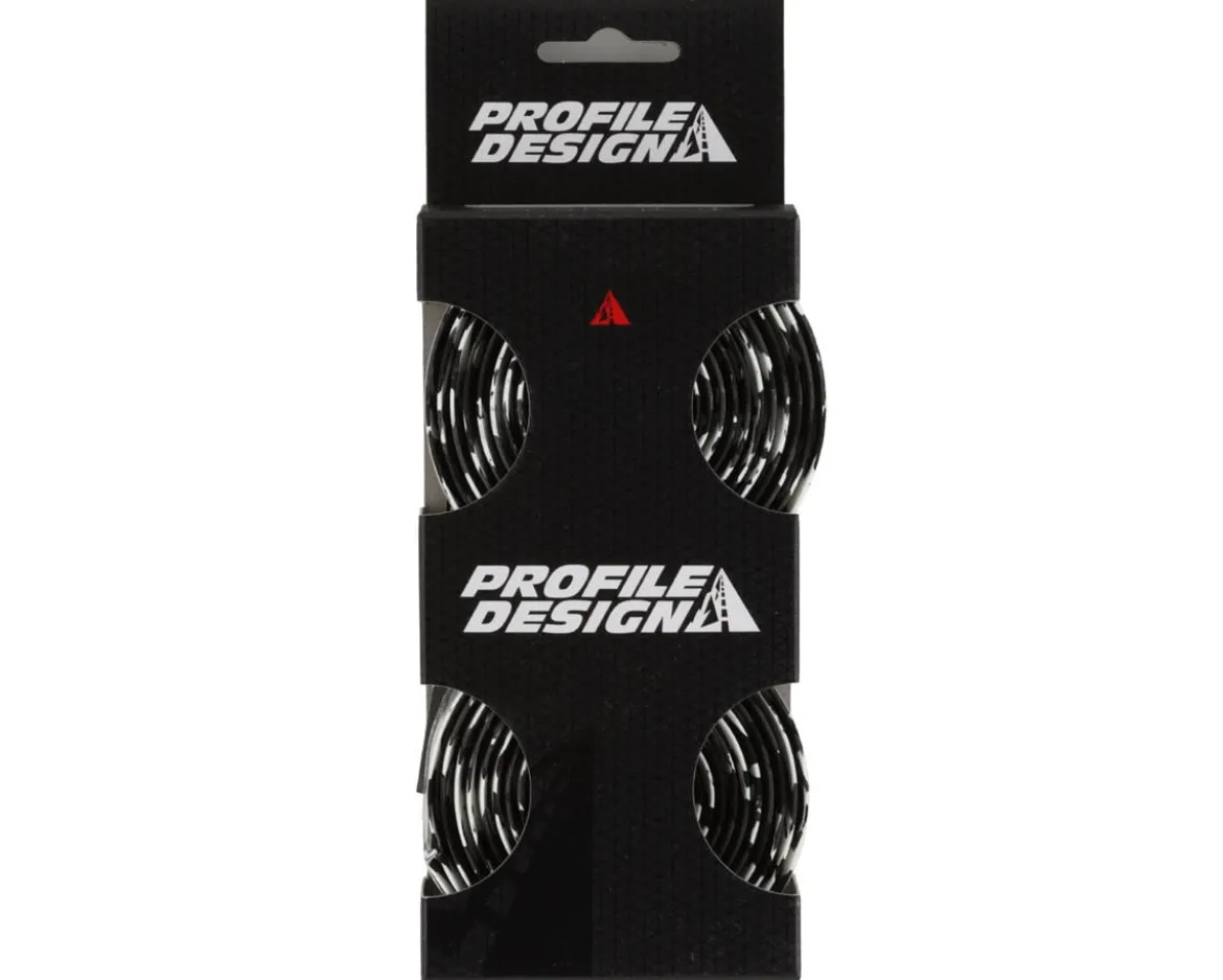 Profile Design Cork Wrap Handlebar Tape (Black/Grey/White Splash)