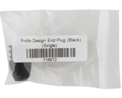 Profile Design Ergonomic Aerobar End Plug (Black) (Single)