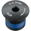 Promax Crank Spindle Fixing Bolt for 2-Piece Cranks (Black)