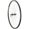Quality Wheels Deore/DH19 Front Wheel (Black) (QR x 100mm) (700c)