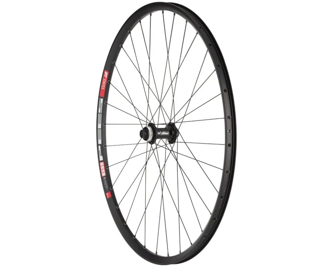 Quality Wheels Deore M610/DT Swiss 533d Front Disc Wheel (Black) (15 x 100mm) (26") (Centerlock) (Tubeless)