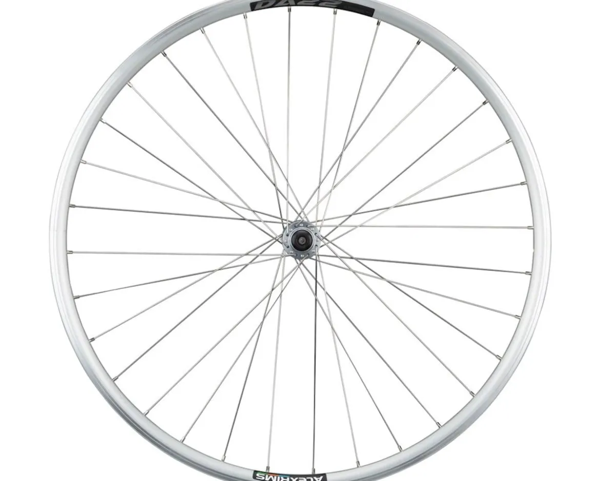Quality Wheels Tiagra/DA22 Road Wheel (Silver) (Front) (QR x 100mm) (700c) (Clincher) (Rim Brake)