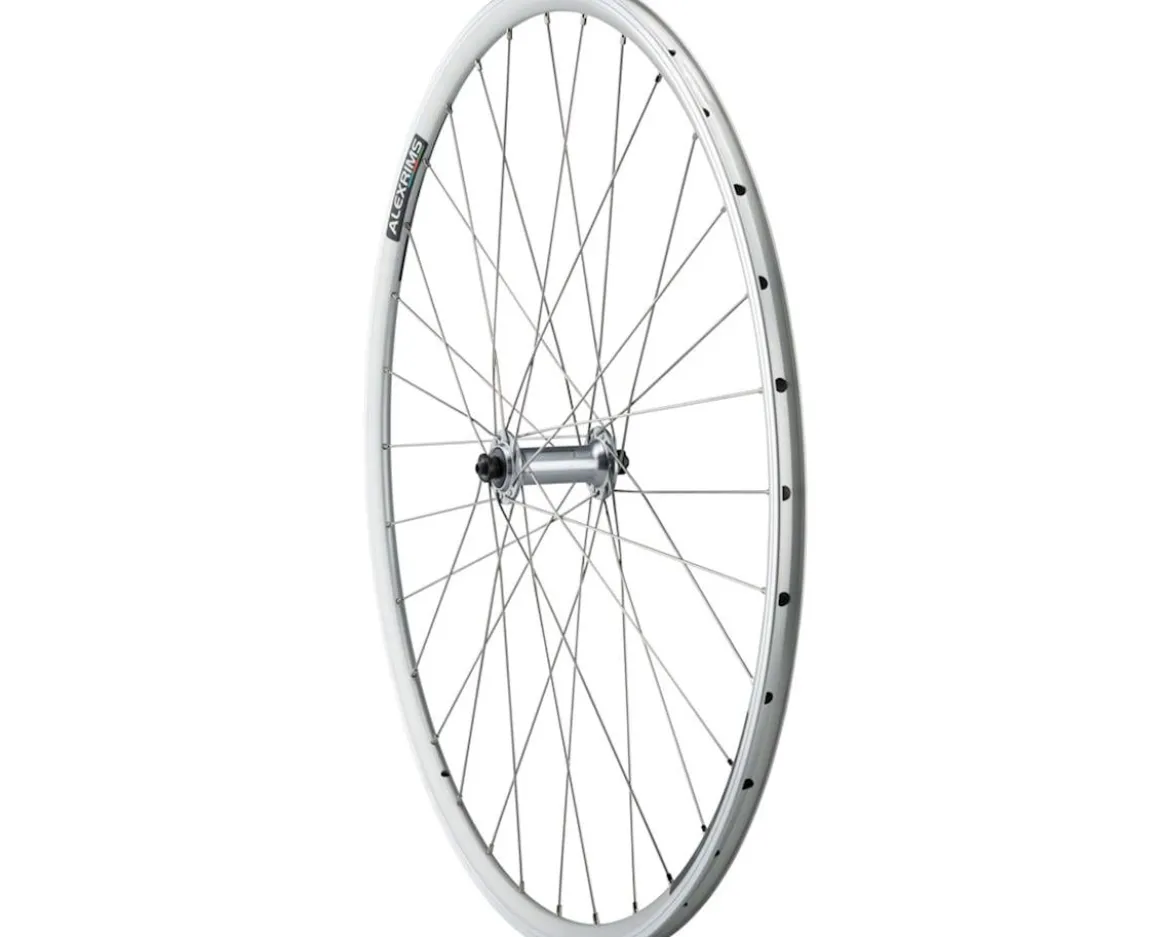 Quality Wheels Tiagra/DA22 Road Wheel (Silver) (Front) (QR x 100mm) (700c) (Clincher) (Rim Brake)