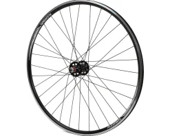 Quality Wheels Track Double Wall Rear Wheel (Black) (Freewheel) (10 x 120mm) (700c) (Flip-Flop Hub)