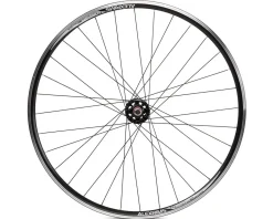 Quality Wheels Track Double Wall Front Wheel (Black) (9 x 100mm) (700c)