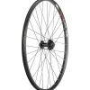 Quality Wheels Value Double Wall Series Disc Front Wheel (Black) (QR x 100mm) (26") (6-Bolt) (Tubeless)