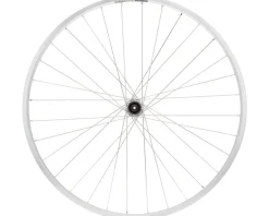 Quality Wheels Value Double Wall Series Rear Wheel (700c) (QR x 130mm) (Rim Brake) (HG 10) (Silver) (Clincher)