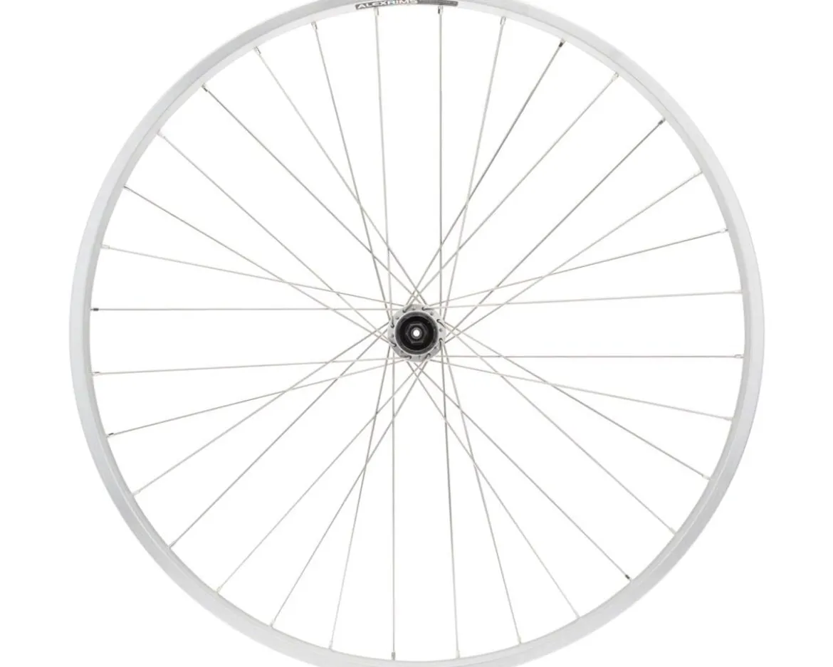 Quality Wheels Value Double Wall Series Rear Wheel (700c) (QR x 130mm) (Rim Brake) (HG 10) (Silver) (Clincher)