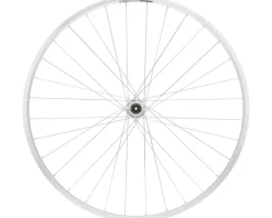 Quality Wheels Value Double Wall Series Rear Wheel (700c) (QR x 130mm) (Rim Brake) (HG 10) (Silver) (Clincher)
