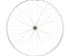Quality Wheels Value Double Wall Series Front Wheel (700c) (QR x 100mm) (Rim Brake) (Silver) (Clincher)