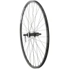 Quality Wheels Value Double Wall Series Disc/Rim Rear Wheel (Black) (Shimano HG) (QR x 135mm) (700c) (Centerlock)