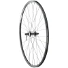 Quality Wheels Value Double Wall Series Disc/Rim Front Wheel (Black) (QR x 100mm) (700c) (Centerlock)