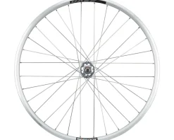 Quality Wheels Value Double Wall Series Track Rear Wheel (Silver) (Freewheel) (10 x 120mm) (700c) (Sealed) (Flip-Flop Hub)