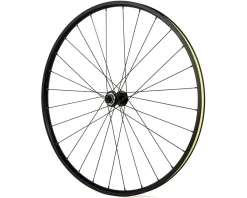 Quality Wheels Value Double Wall Disc/Rim Brake Front Wheel (Black) (12 x 100mm) (700c) (Centerlock) (Tubeless)