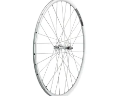 Quality Wheels Value Double Wall Series Track Front Wheel (Silver) (9 x 100mm) (700c) (Cartridge)