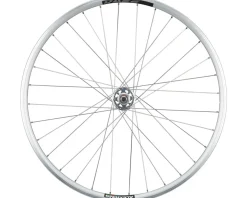 Quality Wheels Value Double Wall Series Track Front Wheel (Silver) (9 x 100mm) (700c) (Cartridge)
