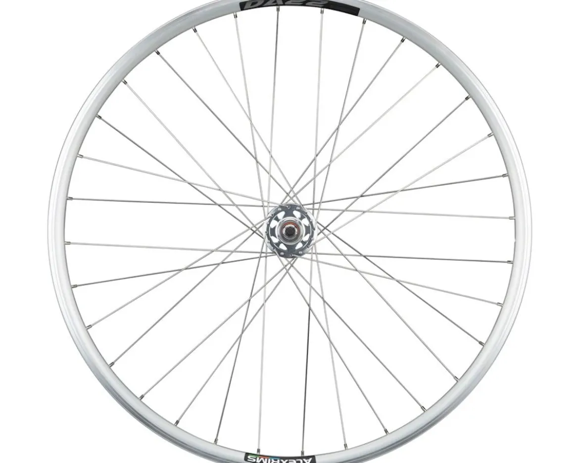 Quality Wheels Value Double Wall Series Track Front Wheel (Silver) (9 x 100mm) (700c) (Cartridge)