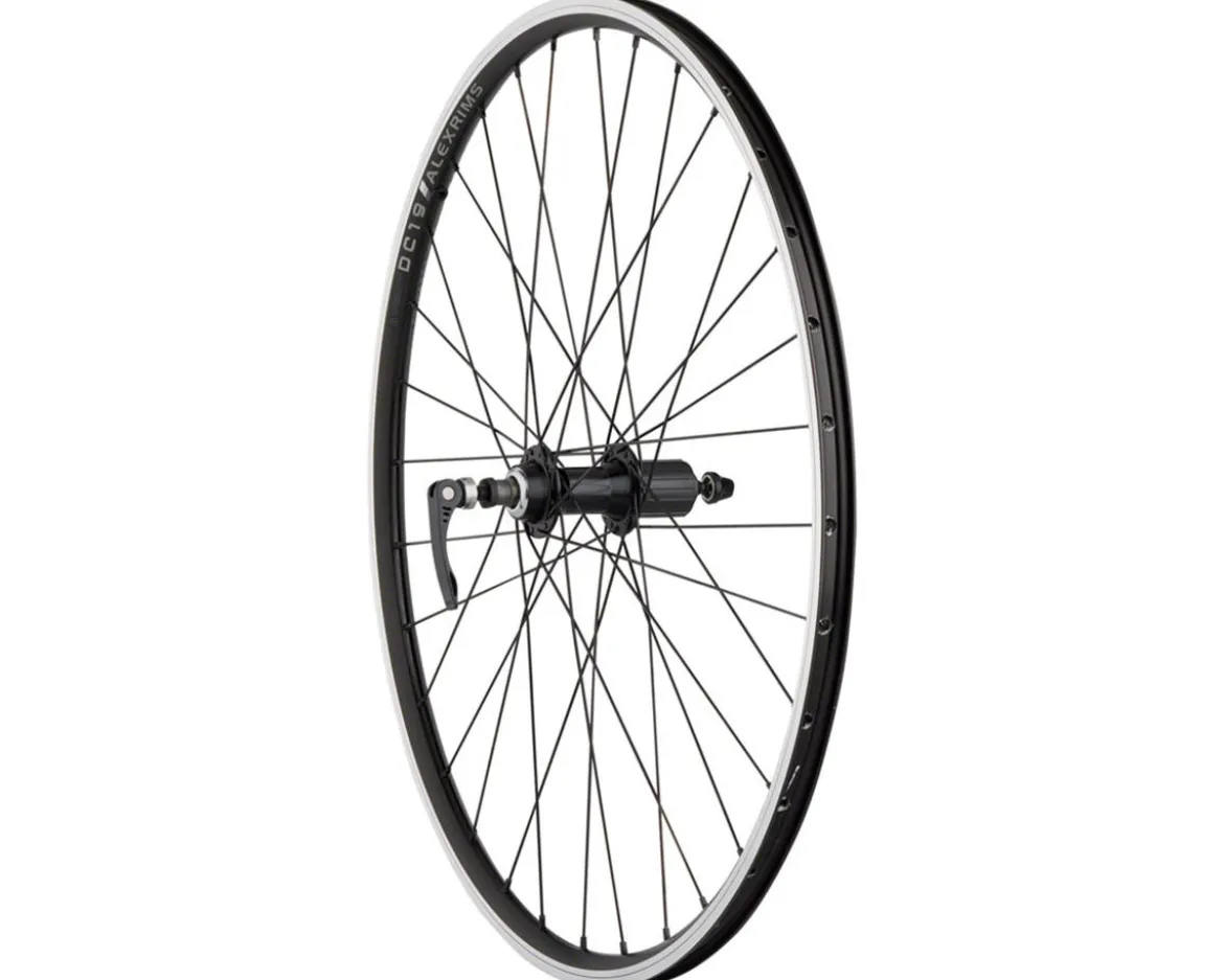 Quality Wheels Value Rim Brake Rear Wheel (Black) (Shimano HG) (QR x 135mm) (26")