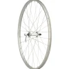 Quality Wheels Value Single Wall Series Front Wheel (Silver) (QR x 100mm) (26")