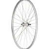 Quality Wheels Value Single Wall Series Rear Wheel (27") (QR x 130mm) (Rim Brake) (Freewheel) (Silver) (Clincher)