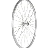 Quality Wheels Value Single Wall Series Front Wheel (27") (QR x 100mm) (Rim Brake) (Silver) (Clincher)
