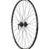 Quality Wheels XT/TK540 Rim/Disc Front Wheel (Black) (QR x 100mm) (700c) (6-Bolt)