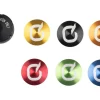 Quarq Battery Colored Decals (Black, Grey, Red, Blue, Orange, Green, Yellow)