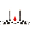 Quarq Tyrewiz 2.0 Tubeless Valve Stem Pack (Black) (Pair) (Length A)