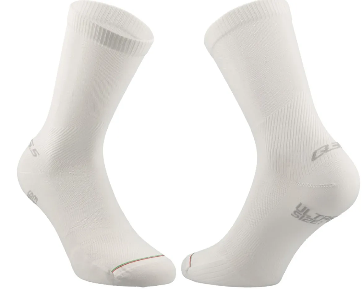 Q36.5 Ultra Long Socks (White) (40-43)