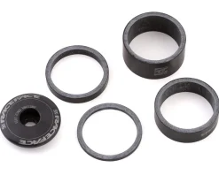 Race Face Headset Spacer Kit w/ Top Cap (Black) (Carbon)