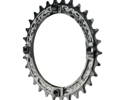 Race Face Narrow-Wide Chainring (Black) (1 x 9-12 Speed) (104mm BCD) (Single) (30T)