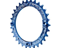 Race Face Narrow-Wide Chainring (Blue) (1 x 9-12 Speed) (104mm BCD) (Single) (30T)
