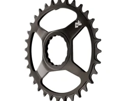 Race Face Narrow-Wide CINCH Direct Mount Steel Chainring (Black) (1 x 9-12 Speed) (Single) (28T) (3mm Offset/Boost)