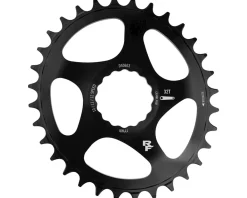 Race Face Narrow-Wide Oval CINCH Direct Mount Chainring (Black) (1 x 9-12 Speed) (Single) (28T) (3mm Offset/Boost)
